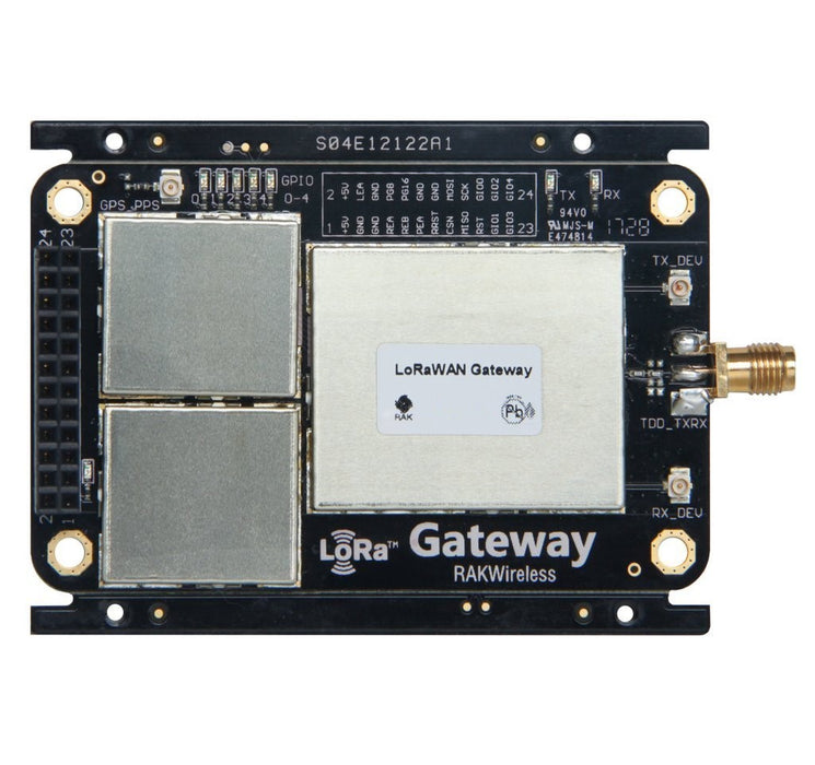 RAK831 LoRa/LoRaWAN Gateway Developer Kit - MAX-7Q GPS-modul - GPS- och LoRa-antenn