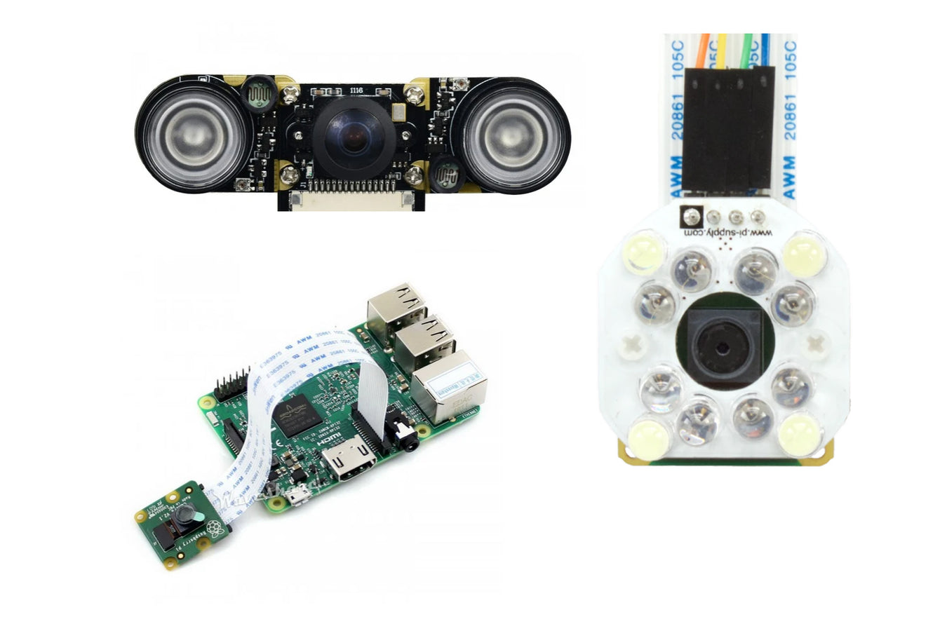 Raspberry Pi Kameramoduler och Linser