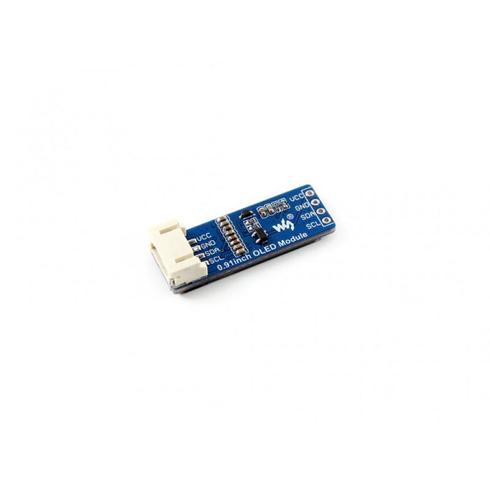 0,91-tums OLED-skärmmodul - 128x32 - SSD1306-drivrutin - I2C-gränssnitt