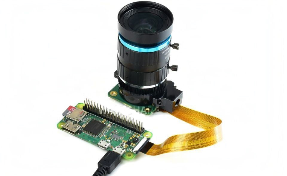 16 mm teleobjektiv med Multi Field Angle för Raspberry Pi HQ-kamera