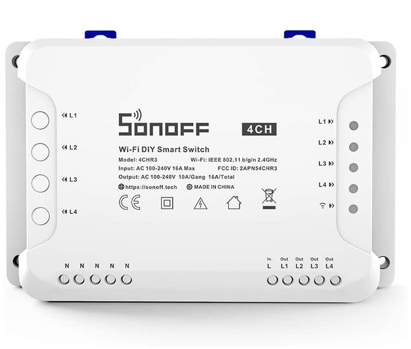 SONOFF 4CHR3 WiFi Smart Switch (4-gang)