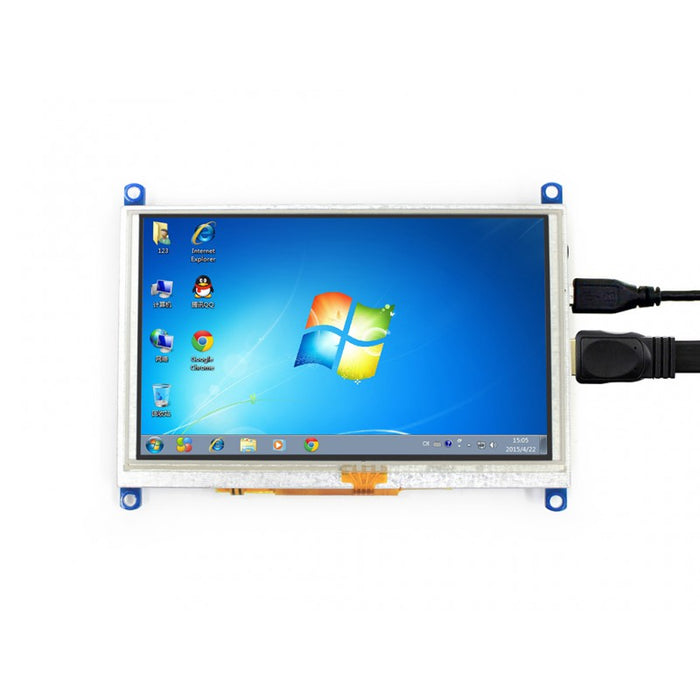 5-tums resistiv pekskärm LCD - 800x480 - Med pekpenna - HDMI - För de flesta HDMI-kompatibla system