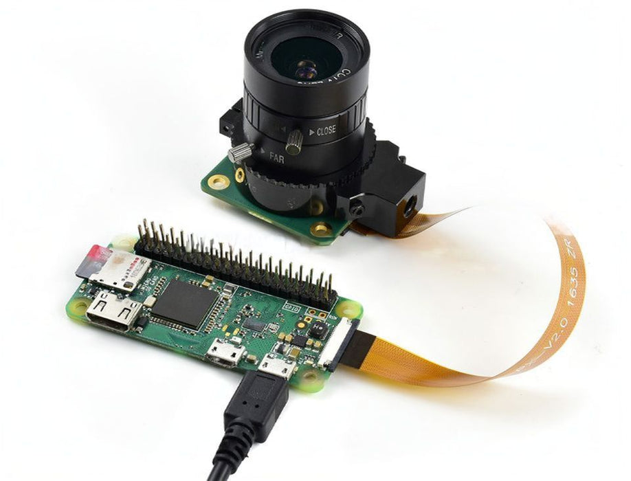 6mm Vidvinkelobjektiv Lins för Raspberry Pi HQ-kamera och IMX477R HQ-kamera