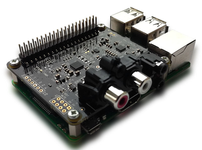 IQaudio DAC+ Sound Card HAT för Raspberry Pi