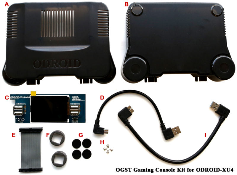 OGST Gaming Console Kit för ODROID XU4 och XU4Q