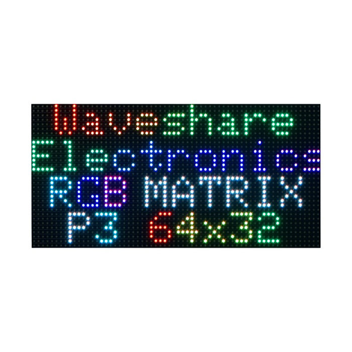 LED-matrispanel för Raspberry Pico - 64x32 - RGB-fullfärg - Justerbar ljusstyrka