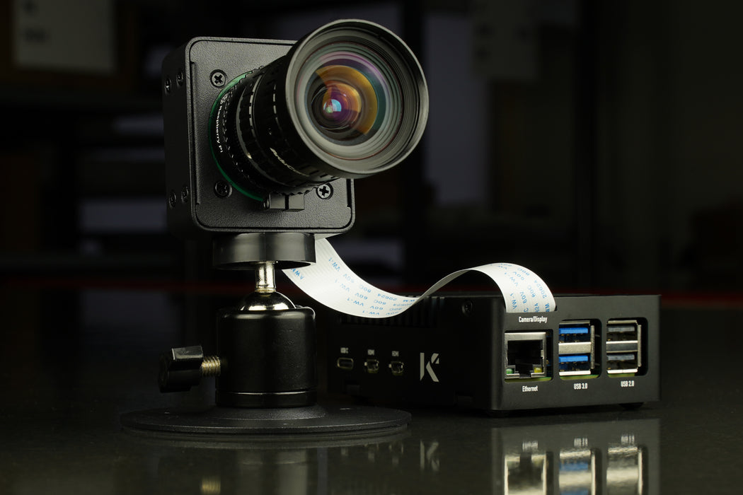 KKSB SBC kamerachassi med 360 graders rotationshållare – kompatibel med Raspberry Pi-kameror och andra SBC-kameror