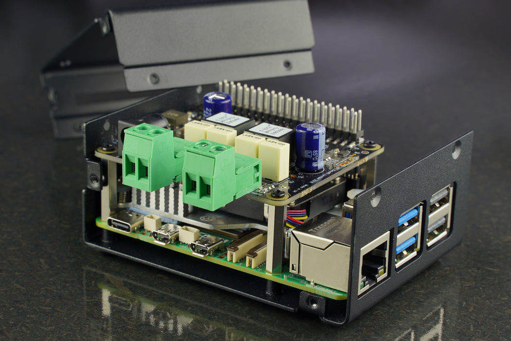 KKSB-chassi för Raspberry Pi 5 – Kompatibelt med Raspberry Pi DigiAMP+ HAT