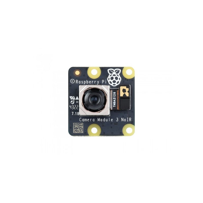 Raspberry Pi Kameramodul 3 NoIR - Nattseende Grundversion 12MP IMX708 - 75 graders FOV