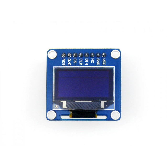 0,96-tums 128x64 OLED-skärm - SSD1306-drivrutin - SPI- och I2C-stöd - Vertikal/rak stiftlist