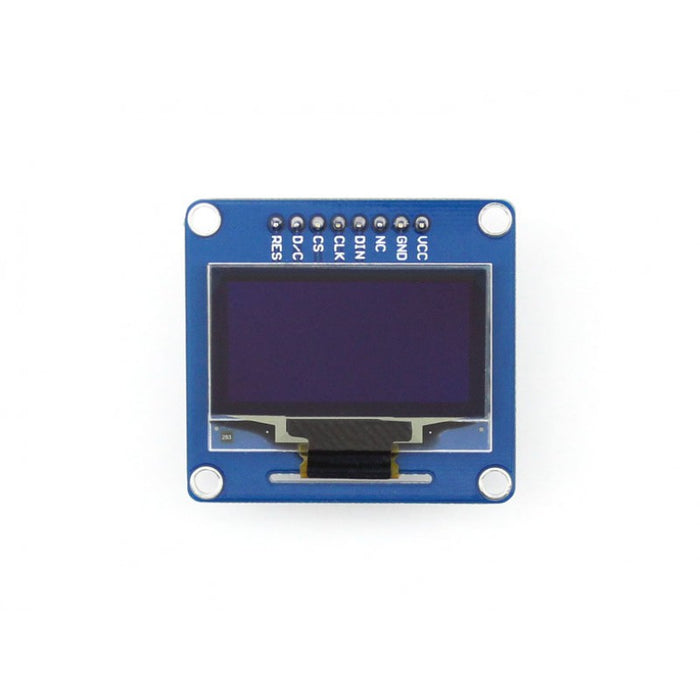1,3-tums 128x64 OLED-skärm - SH1106-drivrutin - SPI- och I2C-stöd - Vertikal/rak stiftlist