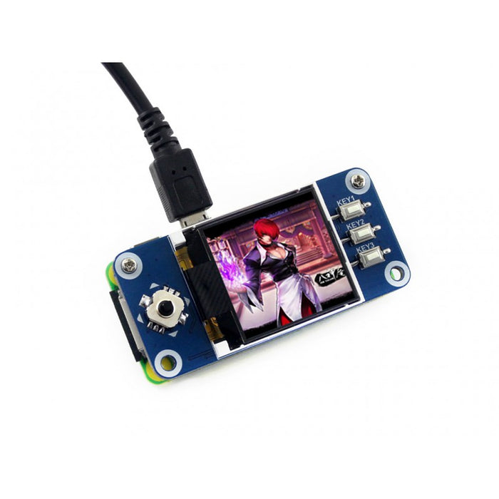 1,44-tums skärm-HAT LCD för Raspberry Pi - 128x128 - SPI-gränssnitt