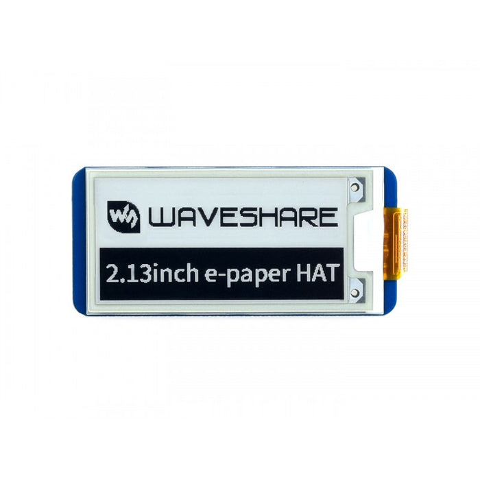 2,13-tums 250x122p SPI E-ink Raw Display e-Paper HAT för Raspberry Pi