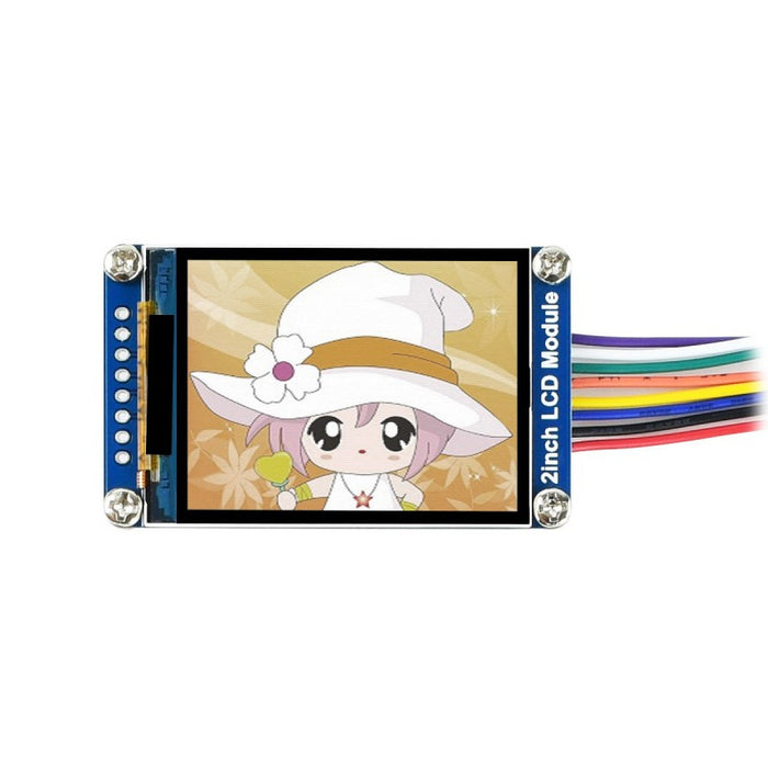 2,0-tums skärmmodul RGB LCD - 240x320 - 262K färger - IPS - 3,3V