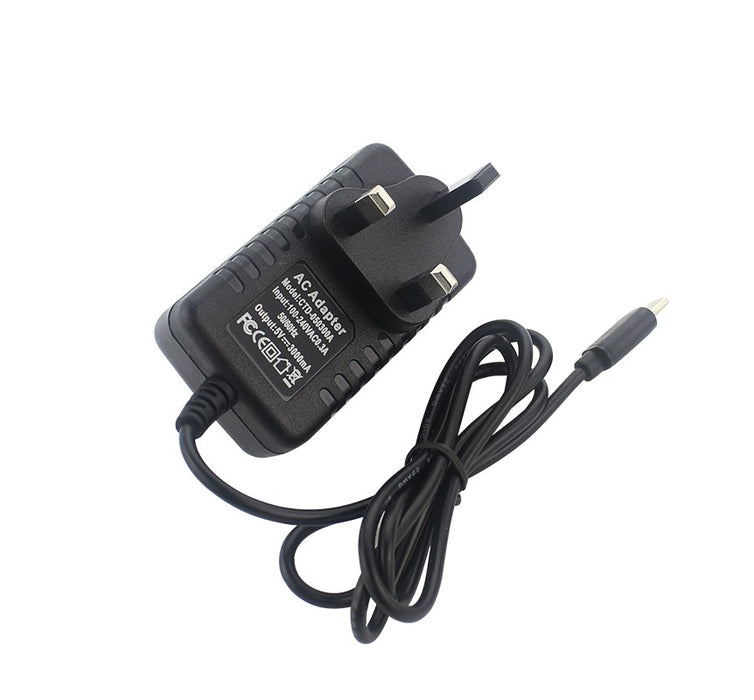 5V 3A Nätadapter USB C med UK-kontakt