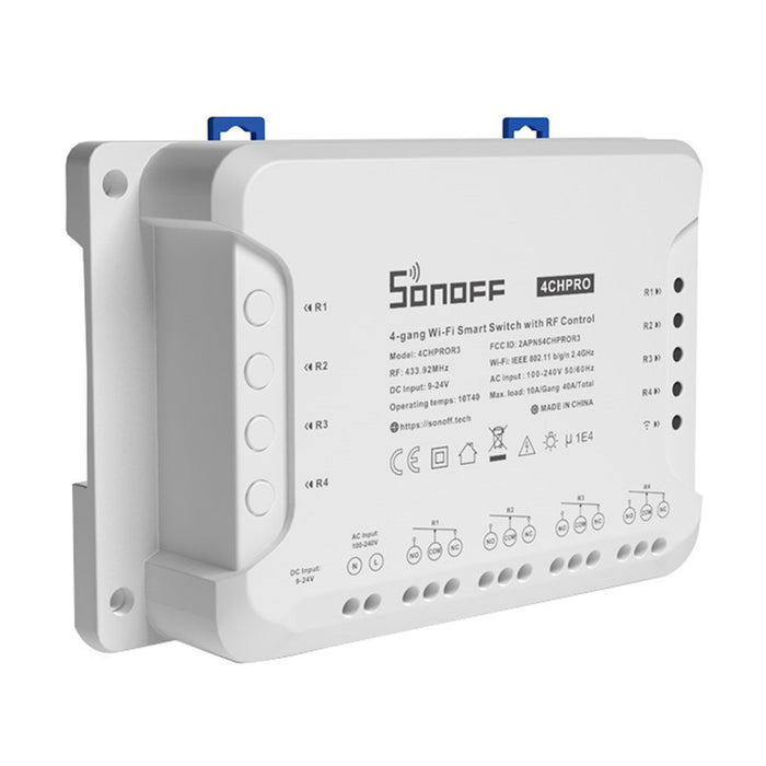 SONOFF 4CHPROR3 WiFi Smart Switch (4-gang) - RF-stöd