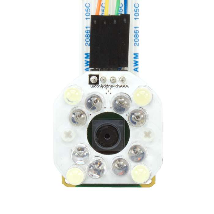 Bright Pi - Kamerabelysning med vitt/IR-ljus för Raspberry Pi