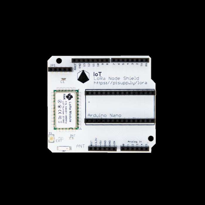 IoT LoRa Node Multi Frequency Shield för Arduino