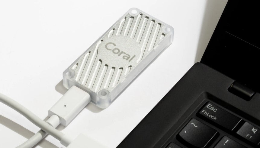 Google Coral USB Accelerator för PC och bärbar dator - USB 3.0 Type C