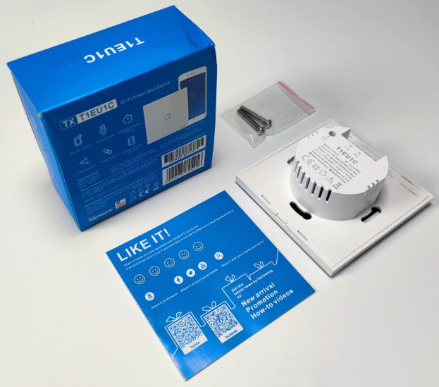 SONOFF TX - WiFi-väggbrytare (T1EU1C)