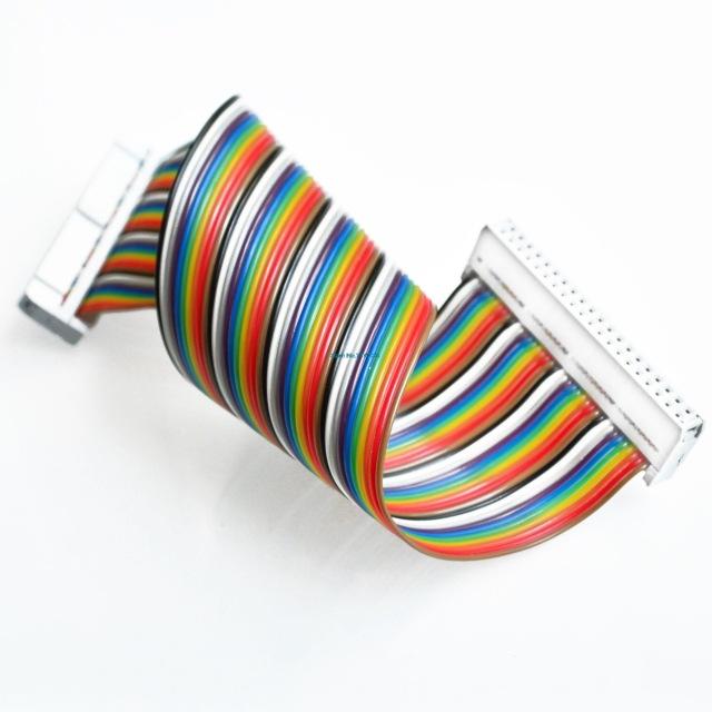 40 Pin GPIO 20 cm Rainbow-kabel för Raspberry Pi B+