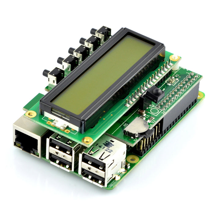 PiFace Control & Display 2 expansionskort för Raspberry Pi 2B, B+ och A+