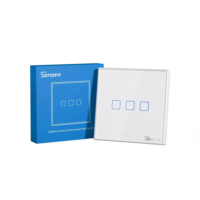 SONOFF T2EU3C-RF - Smart Switch med fäste