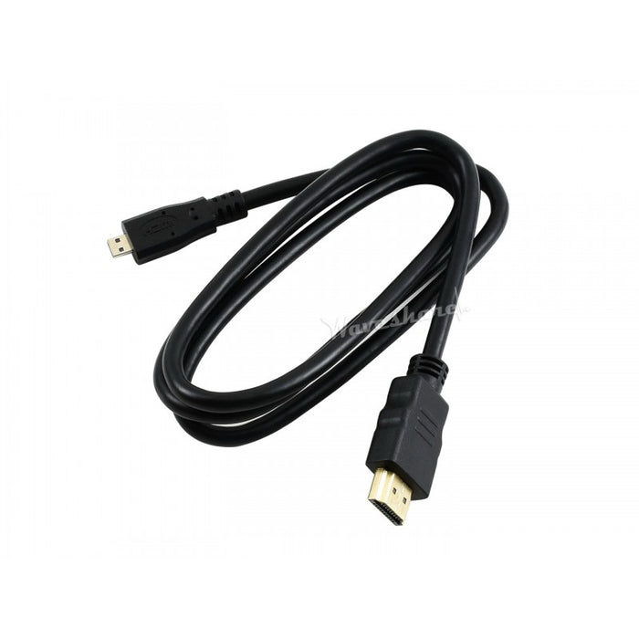 HDMI till Micro HDMI-kabel, passar för Raspberry Pi 4B