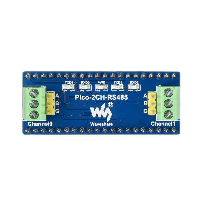 2-kanalsmodul för Raspberry Pi Pico - UART till RS485 - SP3485-transceiver