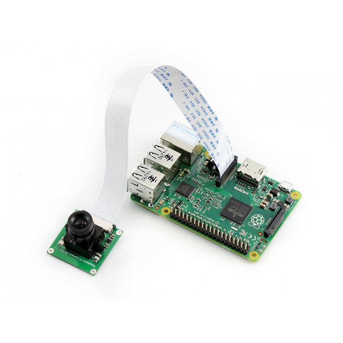 OV5647 kameramodul för Raspberry Pi - 60 graders FoV - Justerbar brännvidd - 5 MP