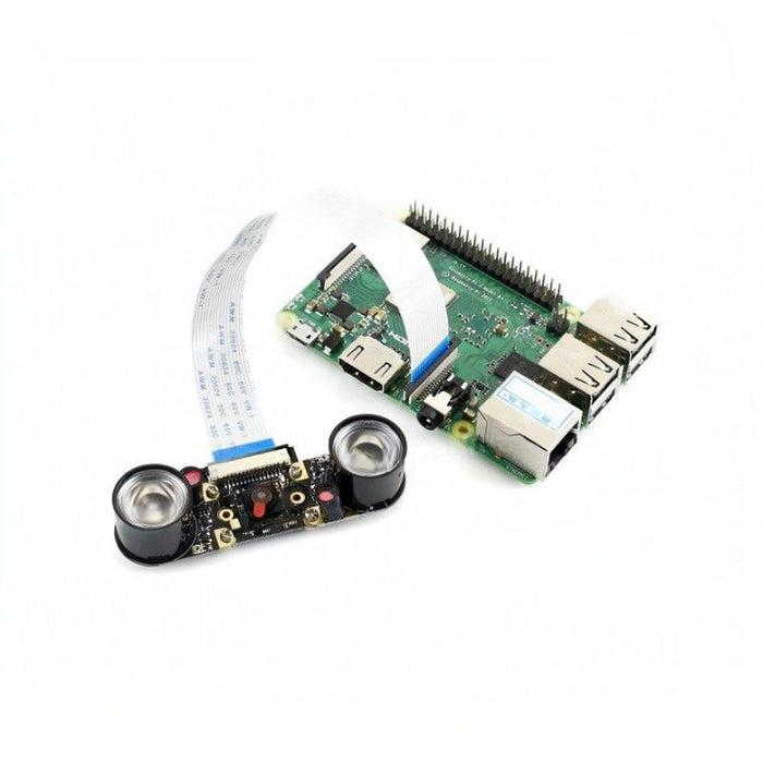 OV5647 Night Vision-kameramodul för Raspberry Pi - 69 graders FoV - Infraröda LEDs - 5 MP